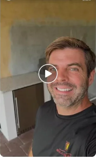 Video thumbnail: Compact Kitchen With a Blaze 25" Grill and Azure Fridge